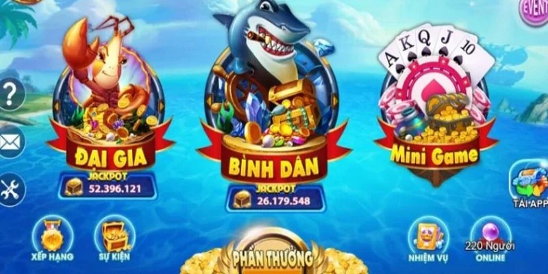 Bắn cá thần tài XO88 - website giải trí số 1 hiện nay 3 Thư viện trò chơi bắn cá thần tài XO88 cực khủng và lôi cuốn