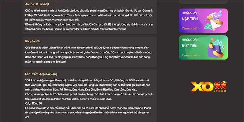 Thông Tin Mới Nhất Về Chính Sách Miễn Trừ Trách Nhiệm Tại XO88 1 Đôi nét giới thiệu về sân chơi XO88